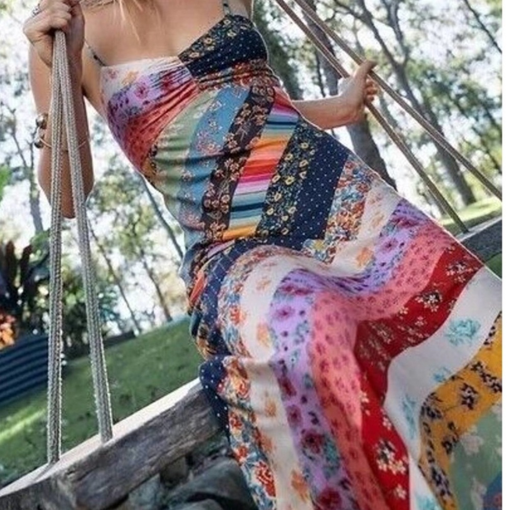 ISO‼️- FREE PEOPLE Fiona maxi Dress